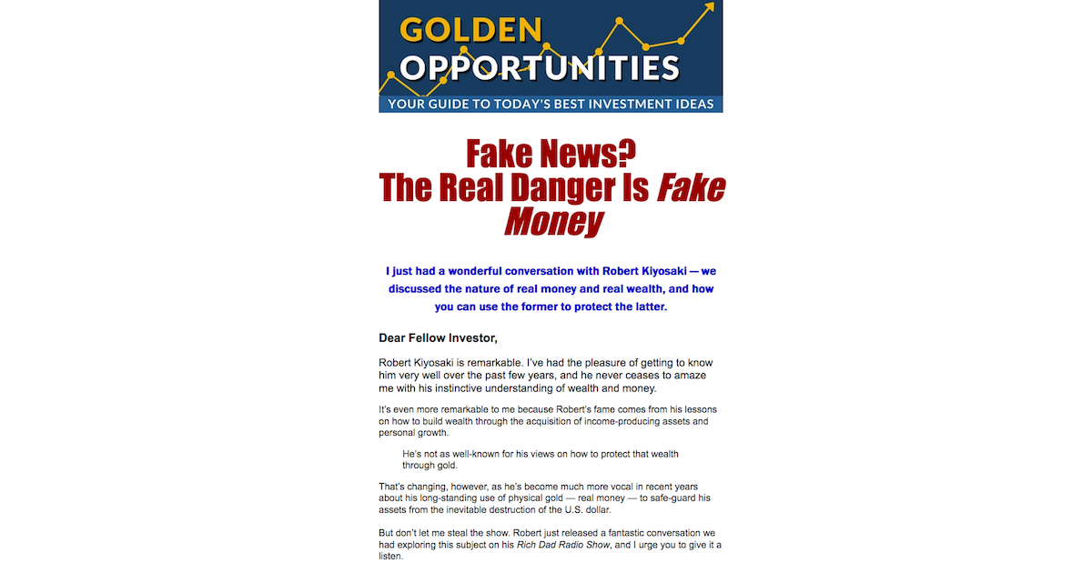 Fake News The Real Danger Is Fake Money - the real danger is fake money